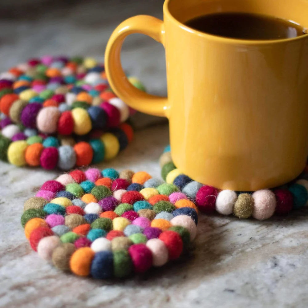 Eco Coasters-Set of 4- Assorted Colors