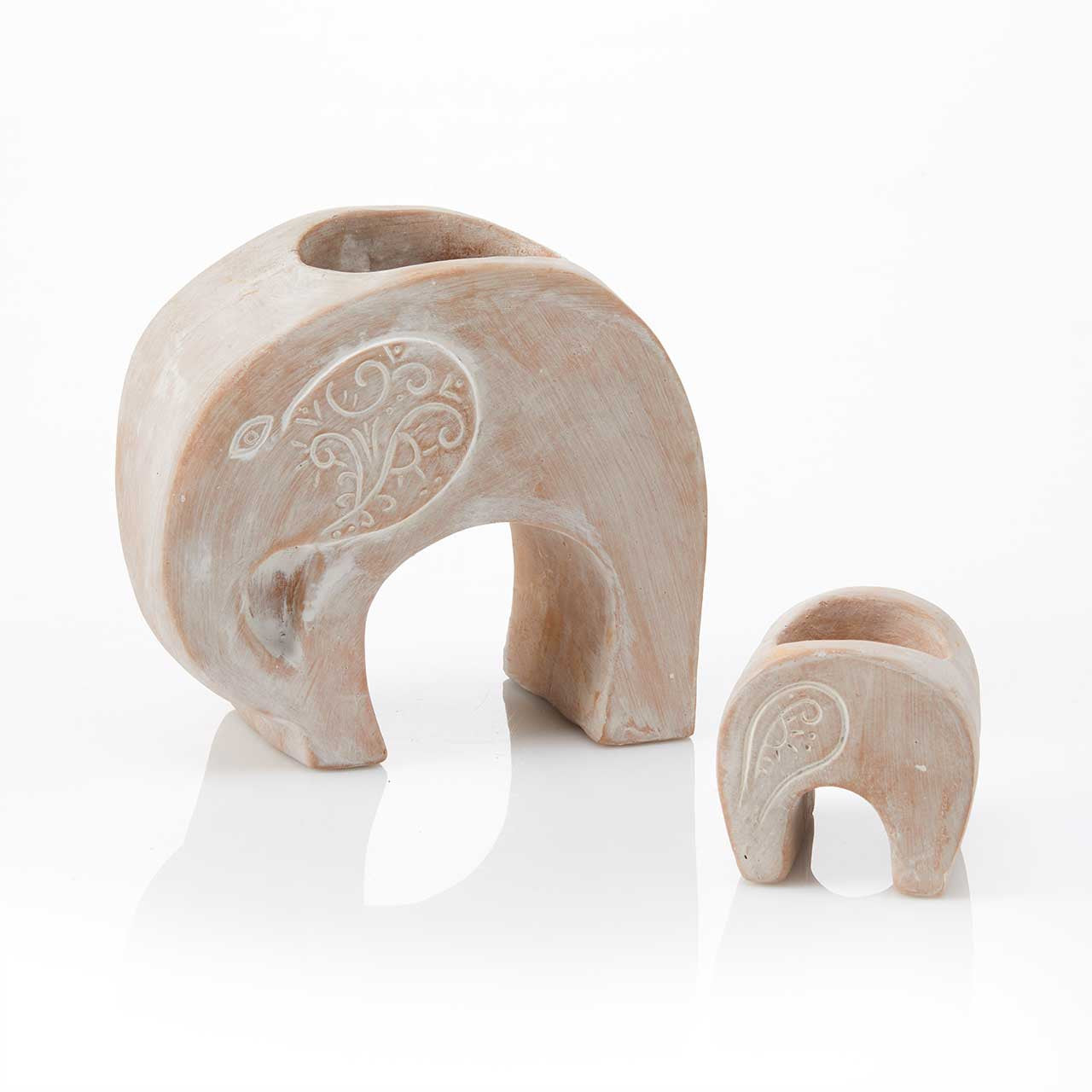 Elephant Family Planters- Set of 2 (Local Pickup/Local Delivery Only)