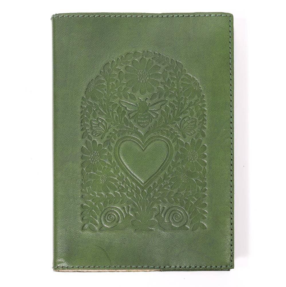 Embossed Leather Refillable Journal- Assorted Designs and Colors
