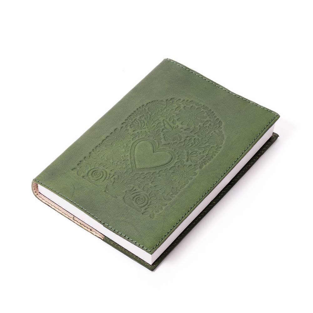 Embossed Leather Refillable Journal- Assorted Designs and Colors