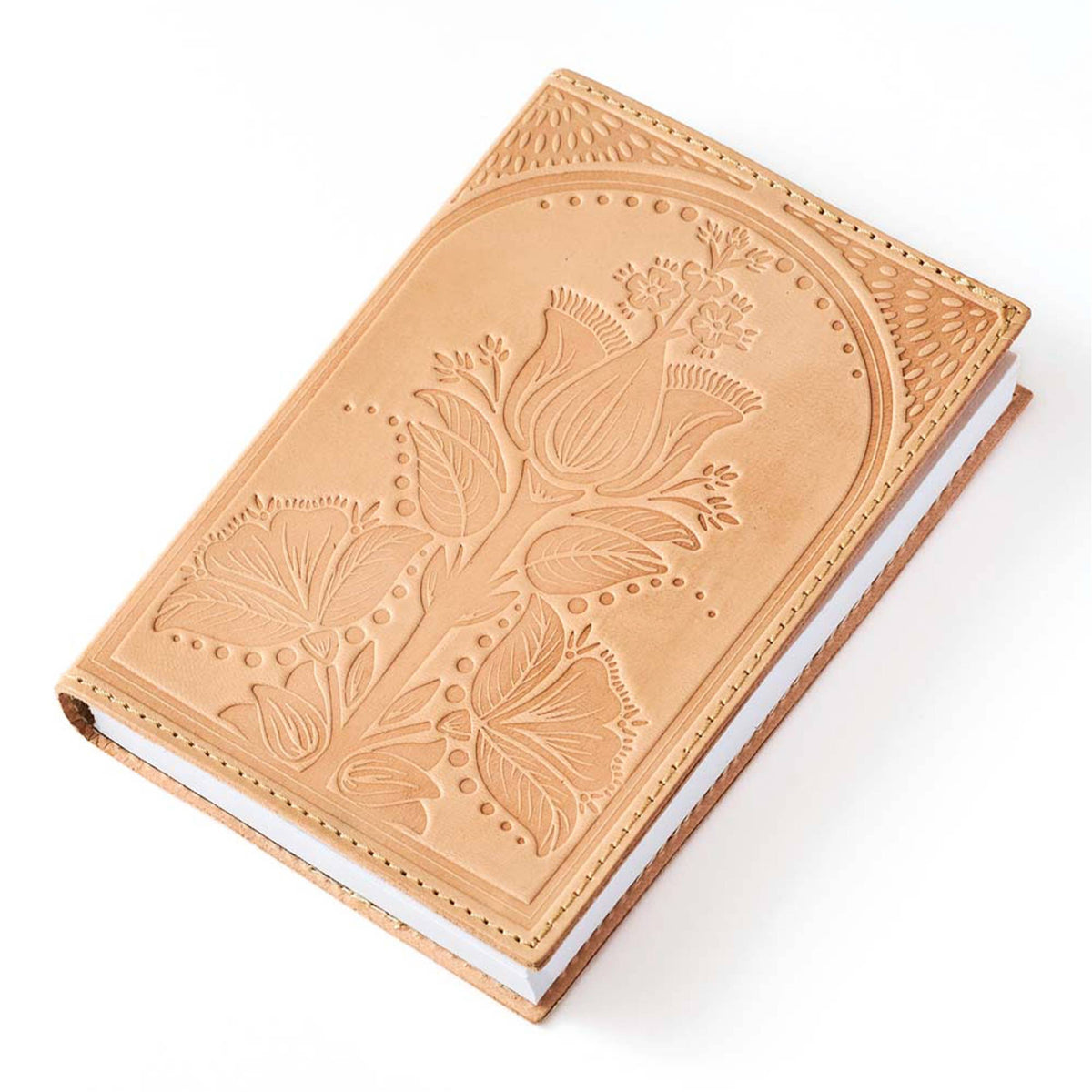 Embossed Leather Refillable Journal- Assorted Designs and Colors