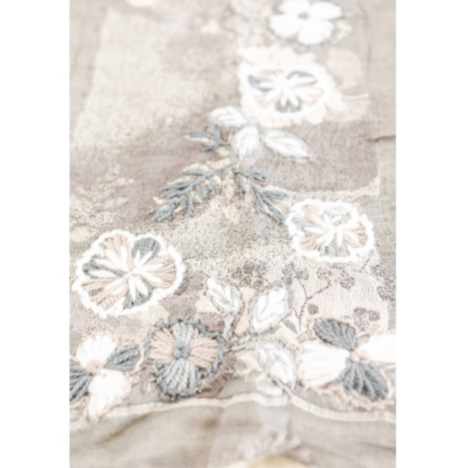 Embroidered Wool Wrap- Assorted Colors/Designs