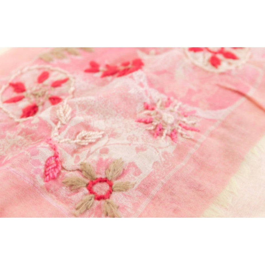 Embroidered Wool Wrap- Assorted Colors/Designs