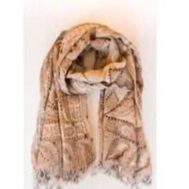 Embroidered Wool Wrap- Assorted Colors/Designs