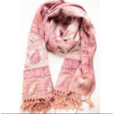 Embroidered Wool Wrap- Assorted Colors/Designs