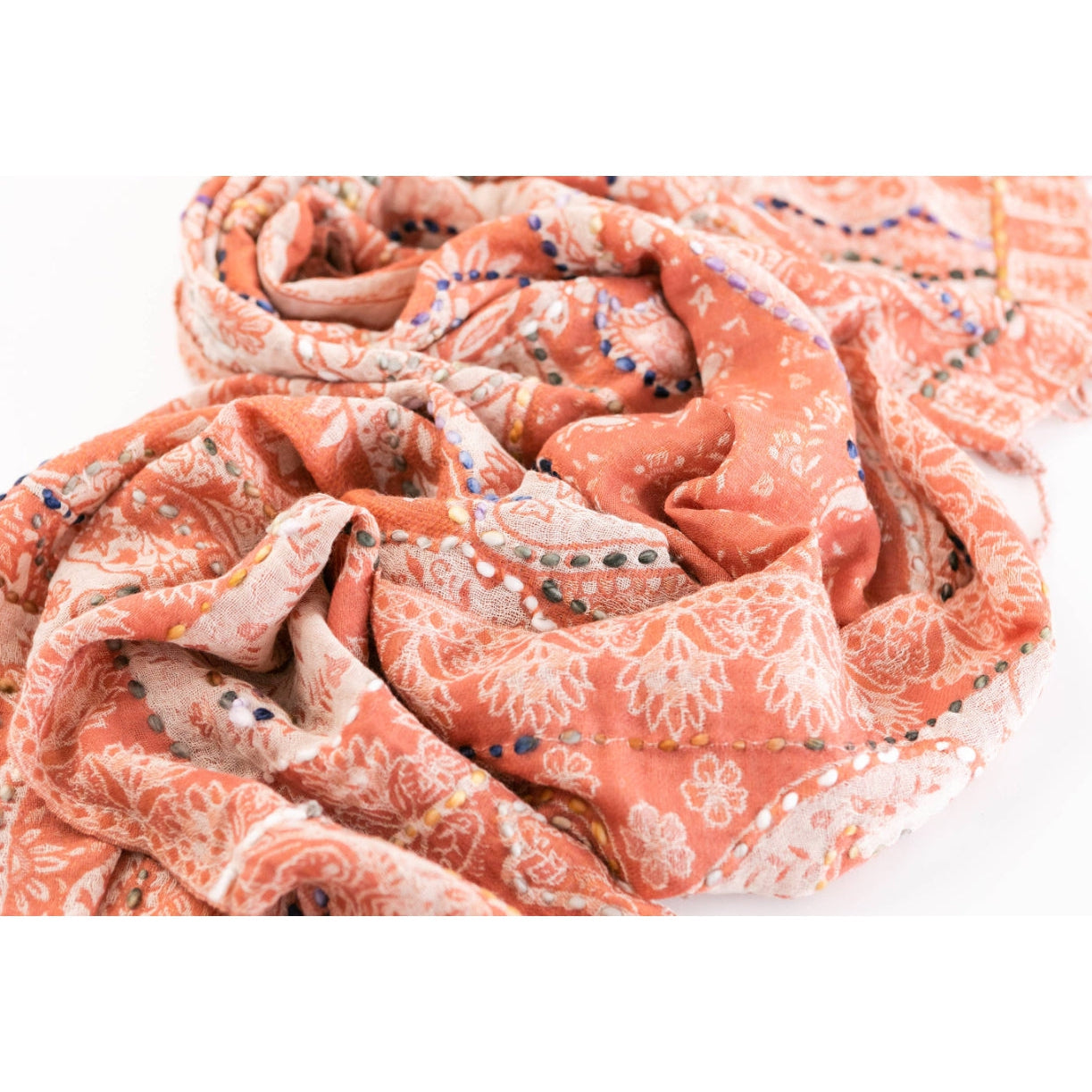 Embroidered Wool Wrap- Assorted Colors/Designs