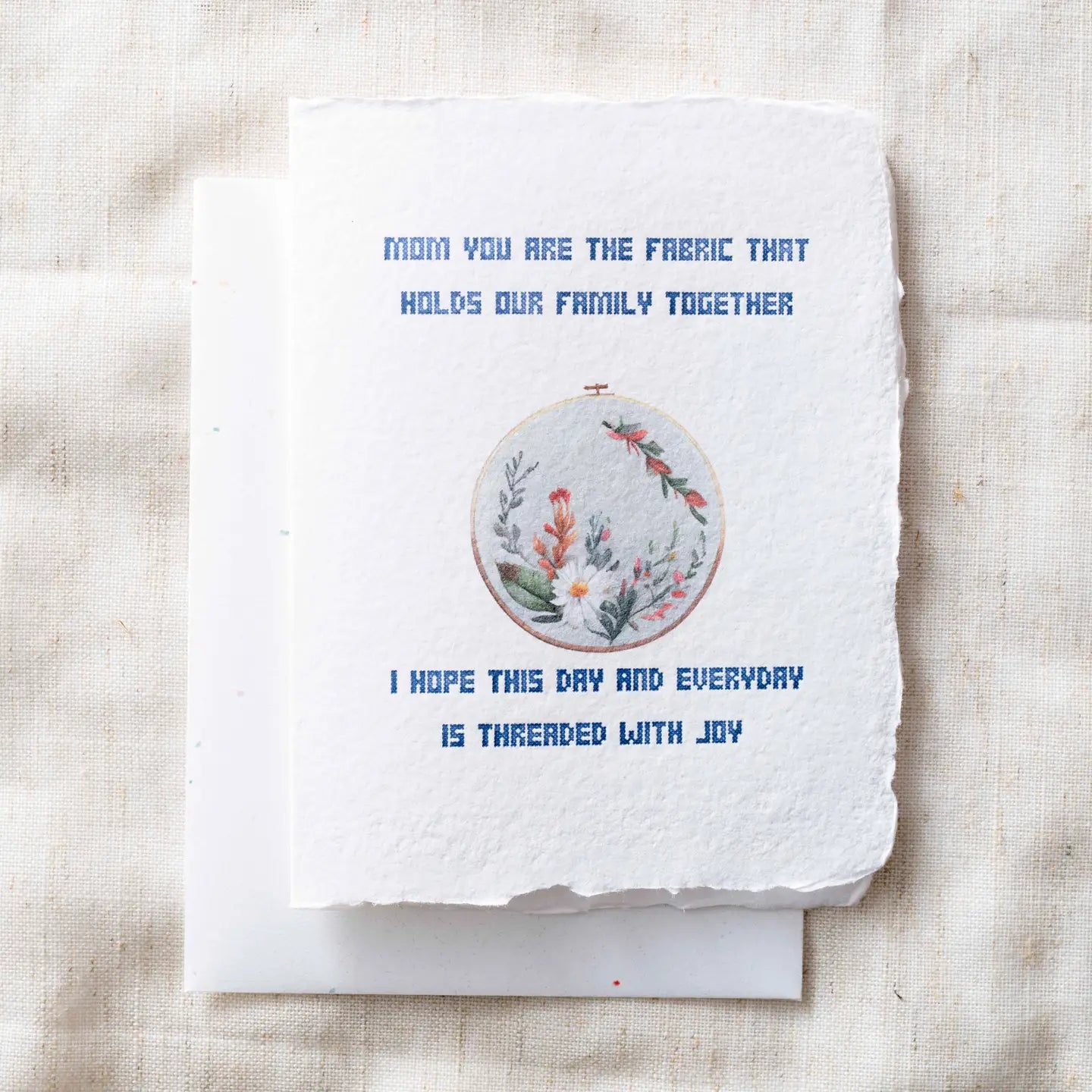 Embroidery Cross Stitching Card- Greeting Card