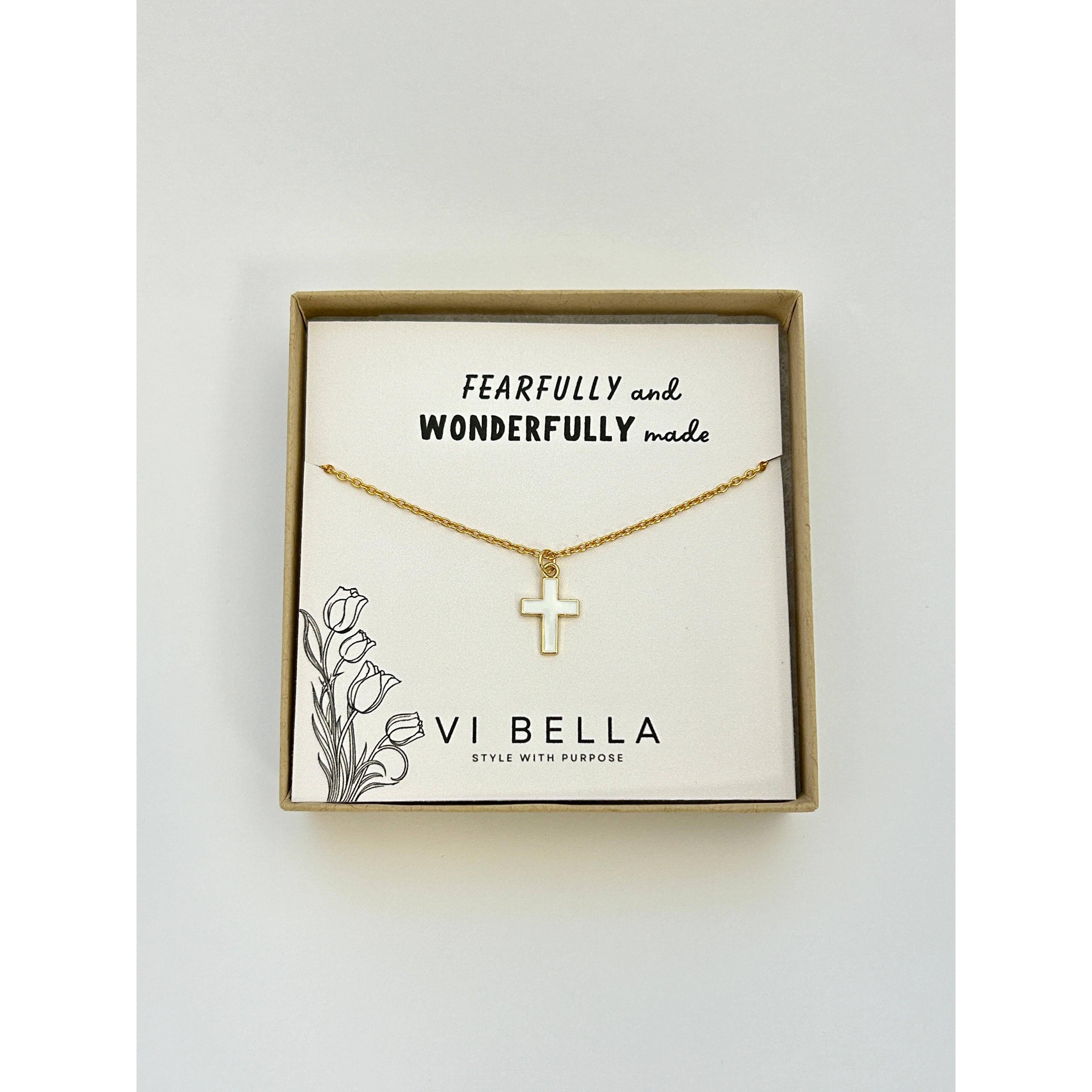 Emily Ann Cross Necklace- Assorted Colors- Sold Individually