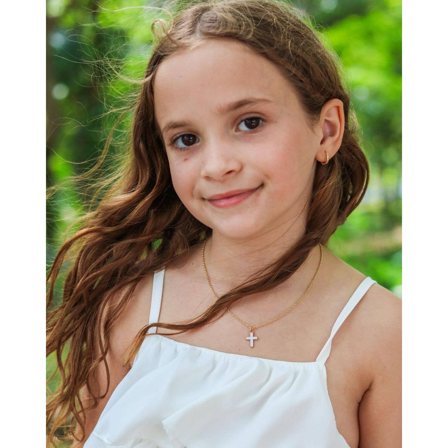 Emily Ann Cross Necklace- Assorted Colors- Sold Individually