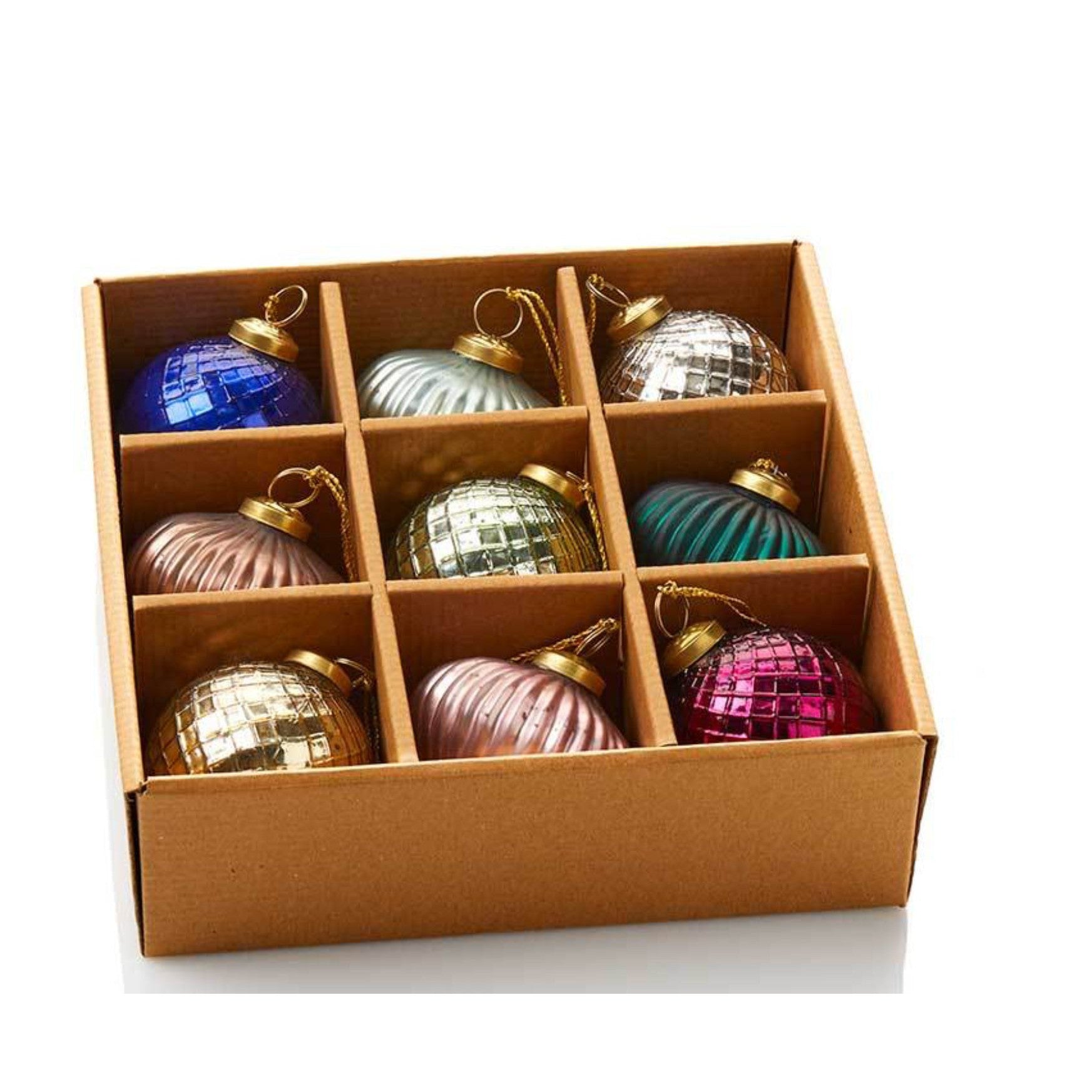 Enchanting Glass Ornament - Assorted Colors/Styles - Sold Individually