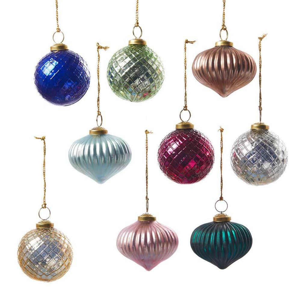 Enchanting Glass Ornament - Assorted Colors/Styles - Sold Individually