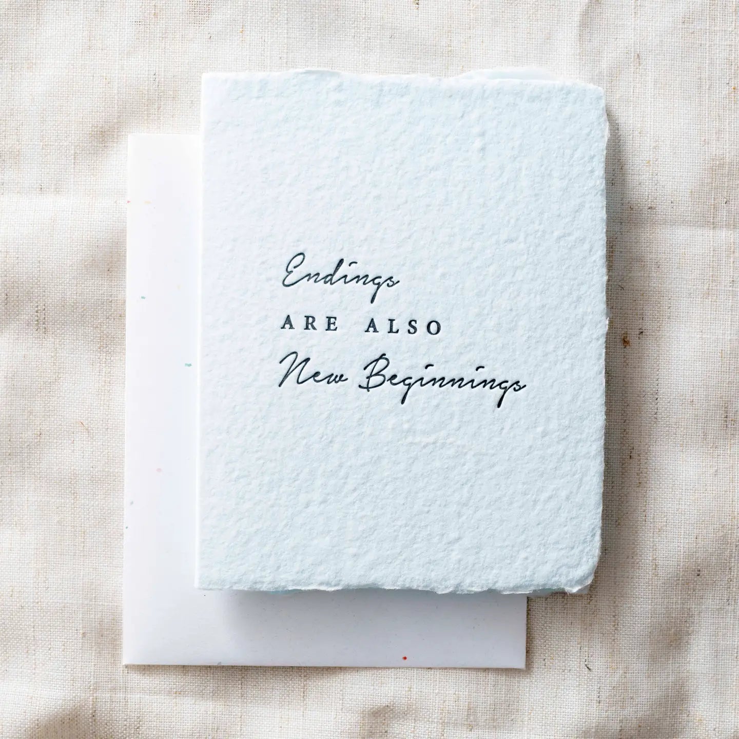 Endings/New beginnings- Greeting Card