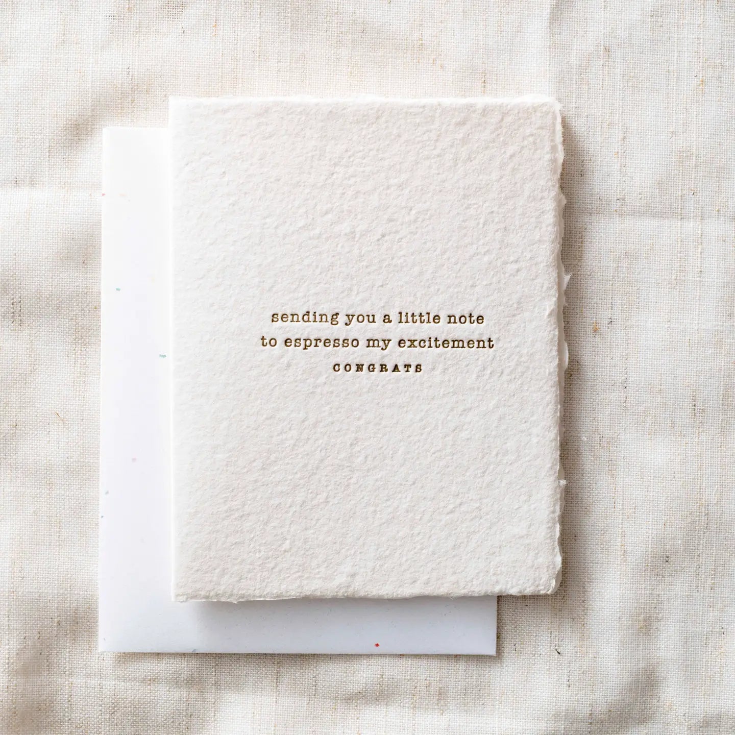 Espresso My Excitement- Greeting Card