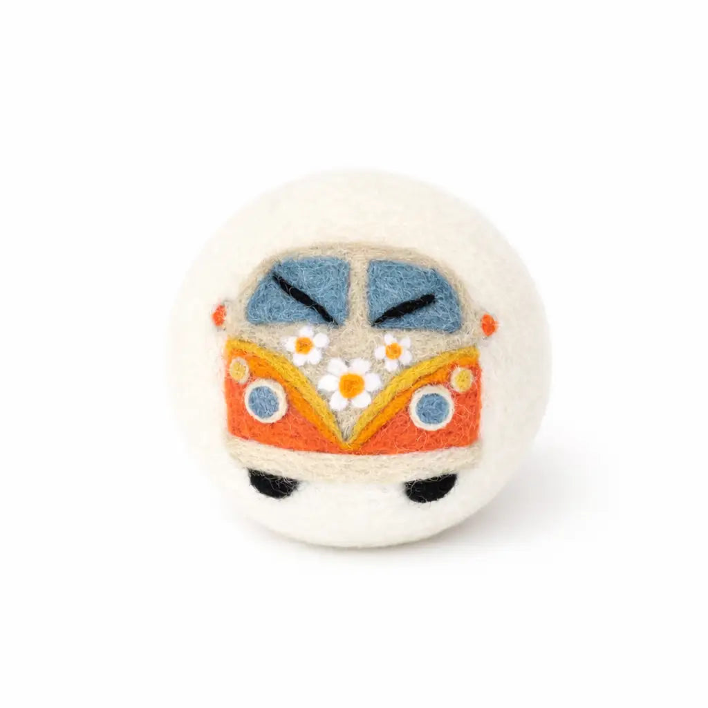 Ethical Global Patterned Dryer Balls- Assorted Designs- Sold Individually