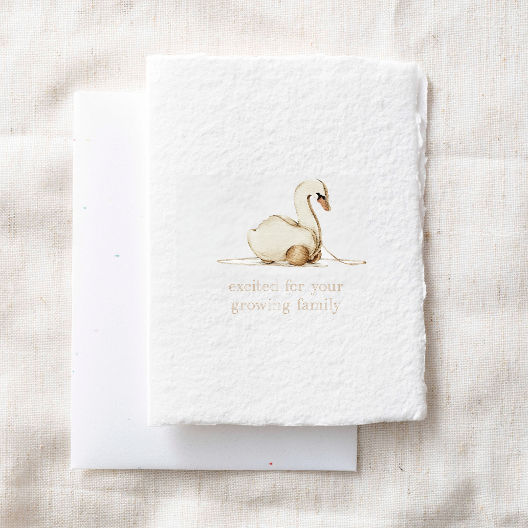 Excited for Your Growing Family- Greeting Card