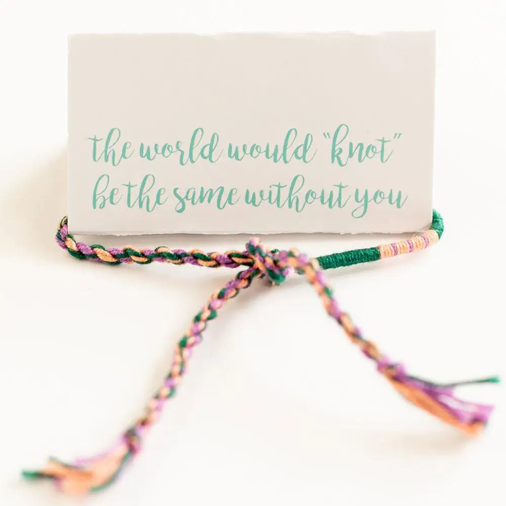 Fair Trade Friendship Bracelet- Assorted Colors-Sold Individually