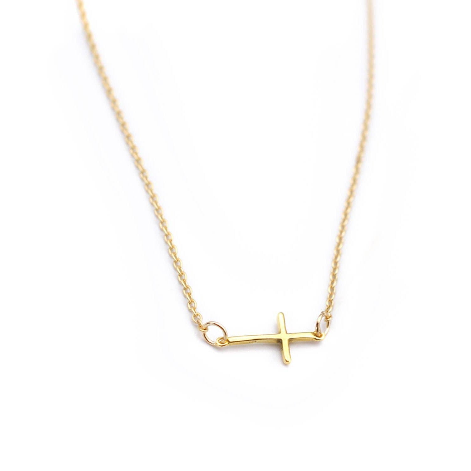 Faith Gold Cross Necklace