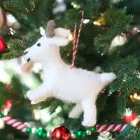 Farm Animal Felt Wool Ornament- Sold Individually