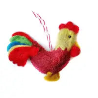 Farm Animal Felt Wool Ornament- Sold Individually