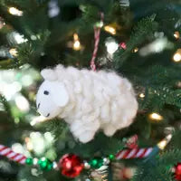 Farm Animal Felt Wool Ornament- Sold Individually