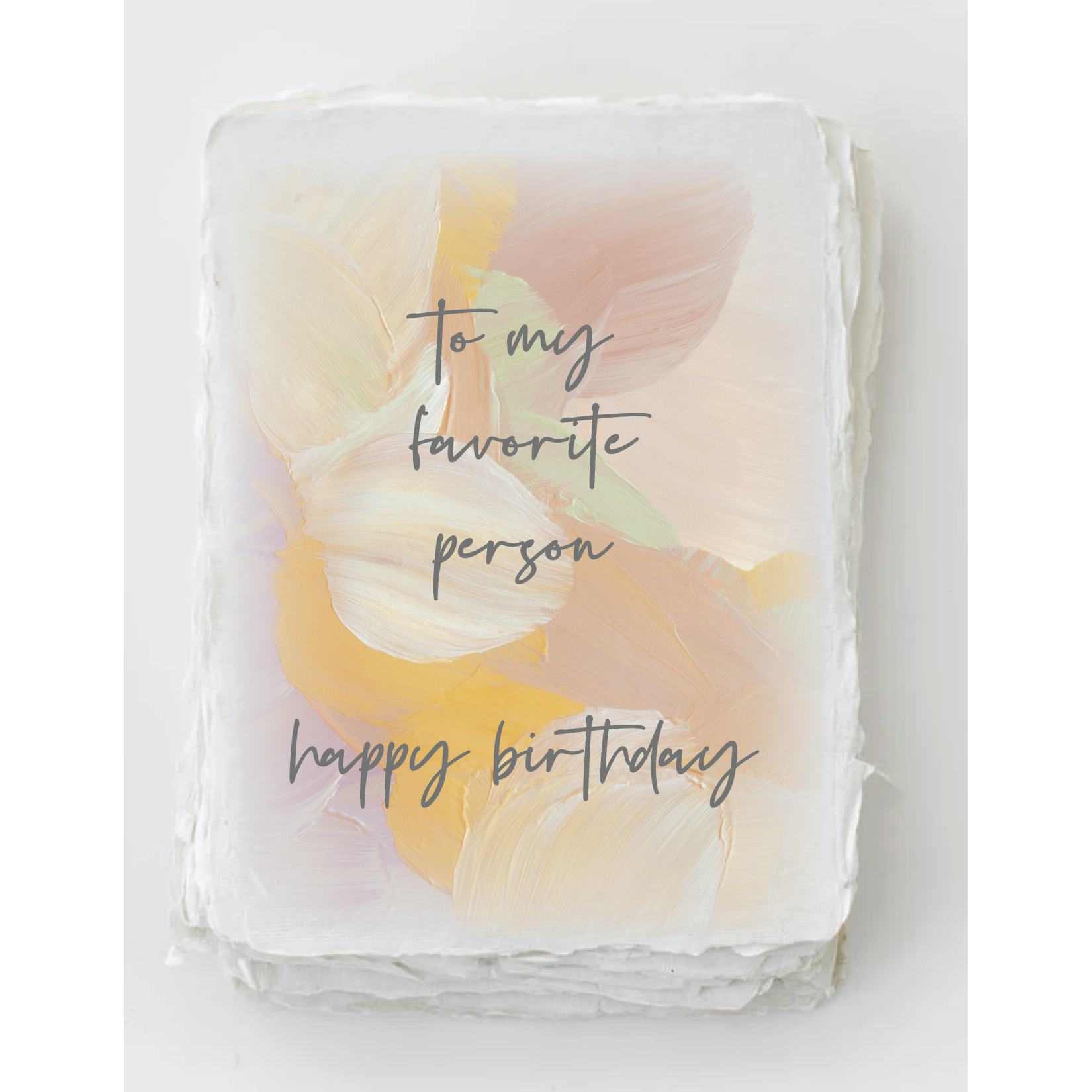 Favorite Person- Birthday Card