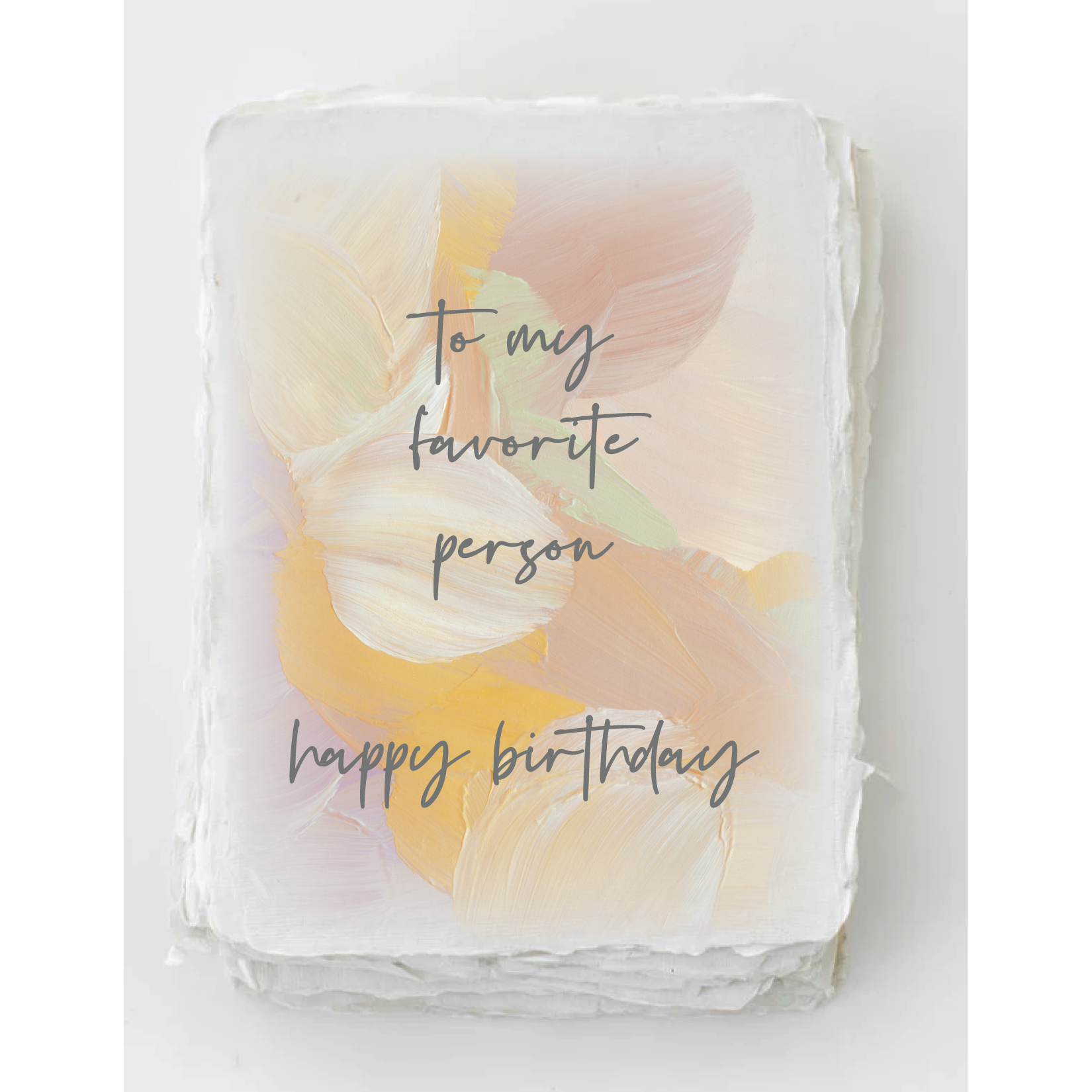 "Favorite Person Happy Birthday" Greeting Card