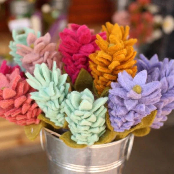 Felt Alpinia- Assorted Colors- Sold Individually