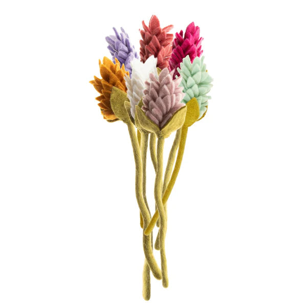 Felt Alpinia- Assorted Colors- Sold Individually