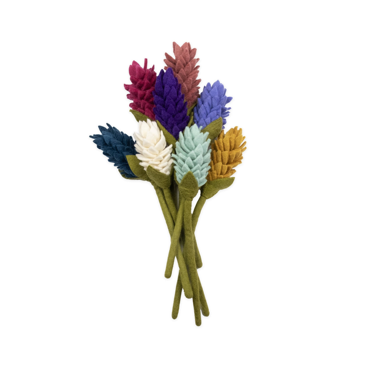 Felt Alpinia- Assorted Colors- Sold Individually