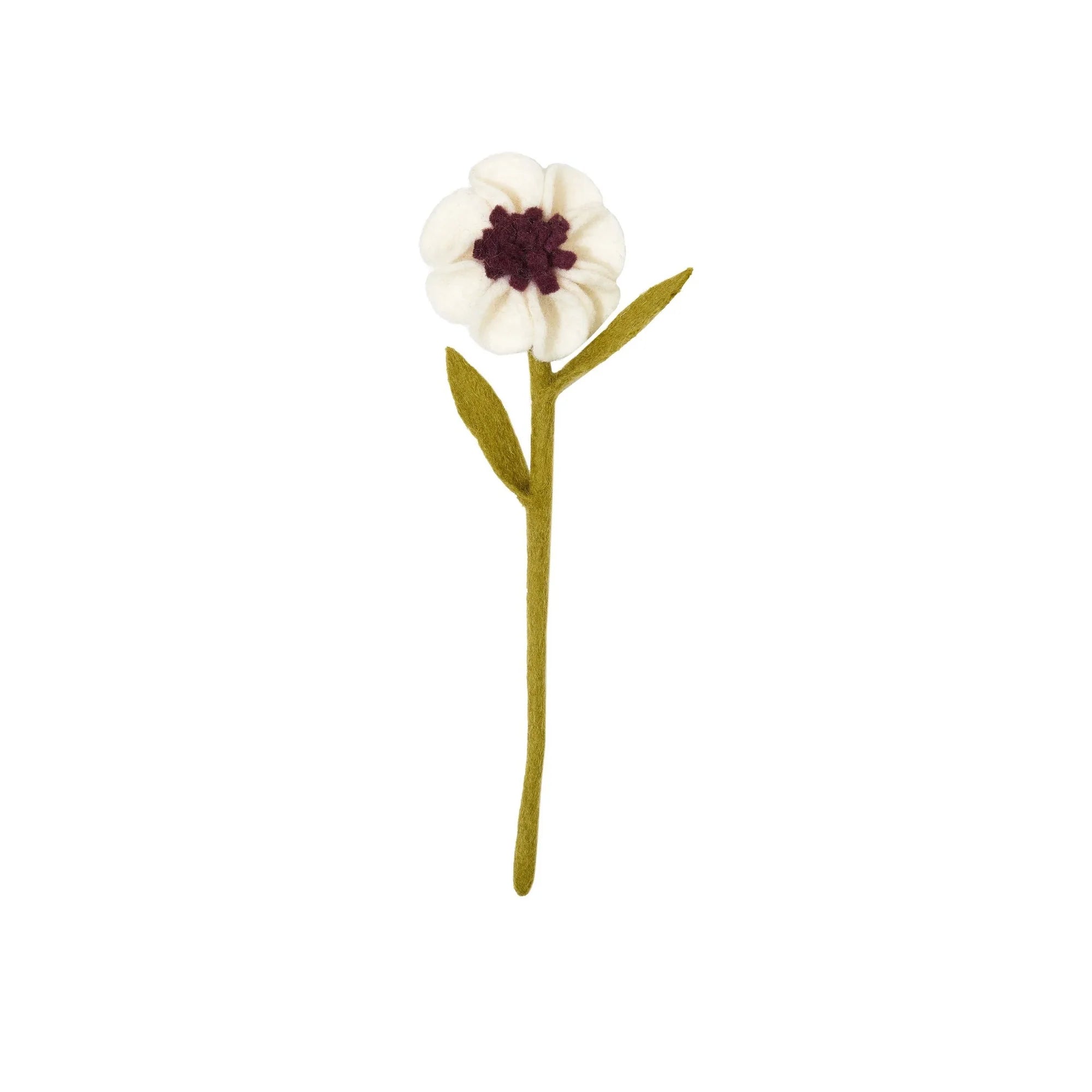 Felt Anemone Flower- Assorted Colors- Sold Individually