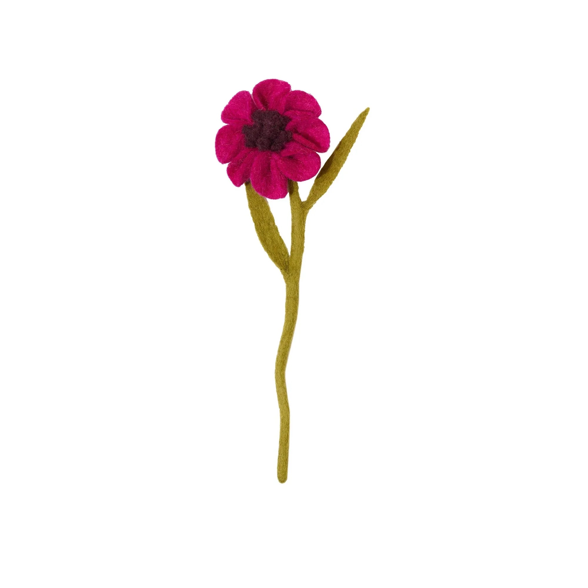 Felt Anemone Flower- Assorted Colors- Sold Individually