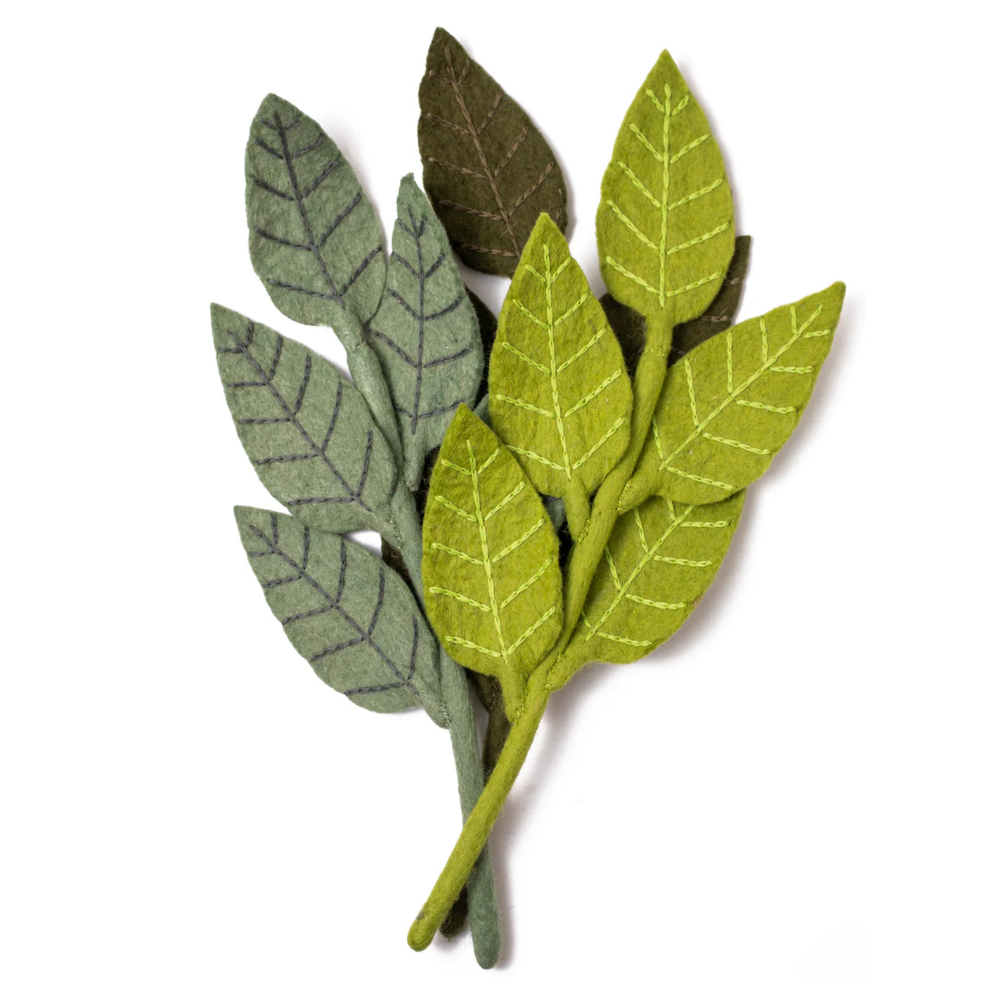 Felt Ash Leaf- Assorted Colors- Sold Individually