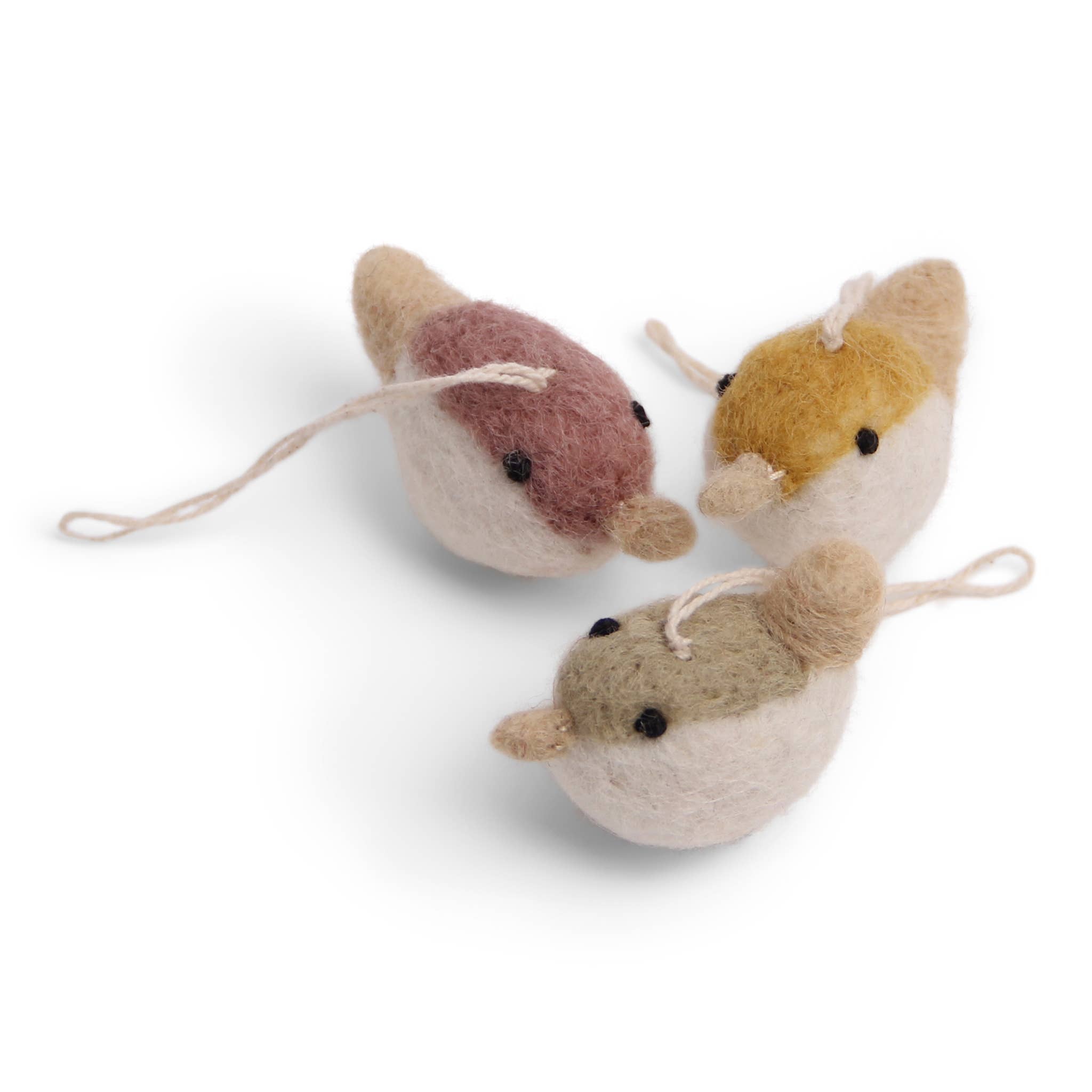 Felt Bird Ornaments- Assorted Colors- Sold Individually
