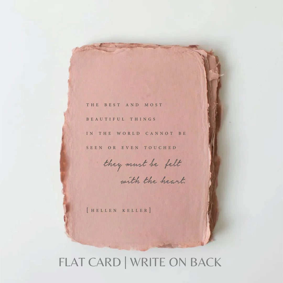 Felt By The Heart- Greeting Card