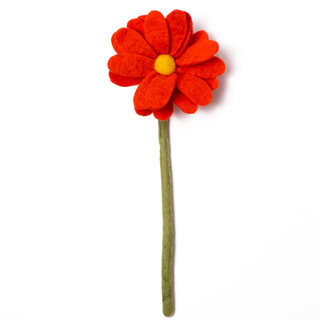 Felt Daisy Flower- Assorted Colors- Sold Individually