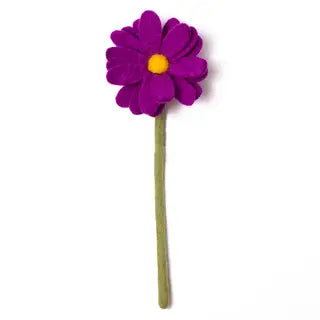 Felt Daisy Flower- Assorted Colors- Sold Individually