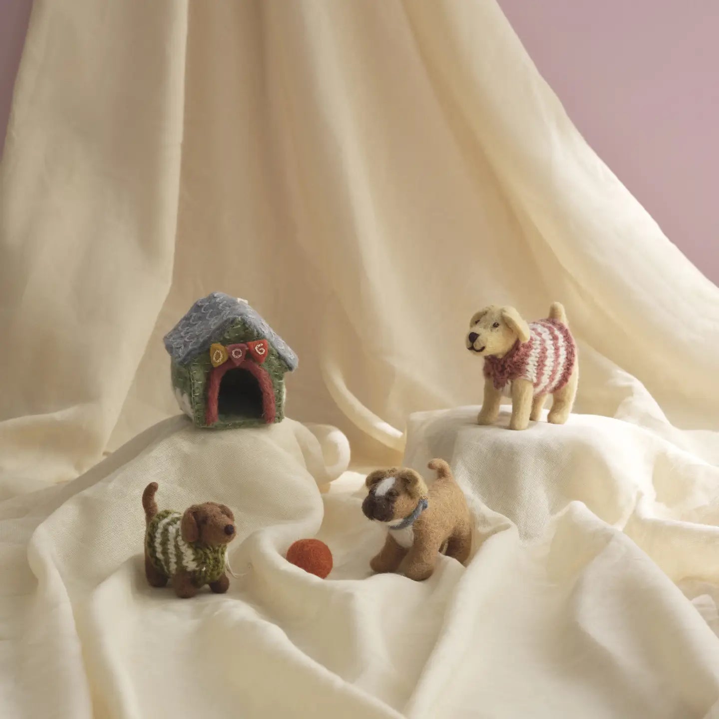 Felt Dog Ornament- Assorted Breeds/Styles