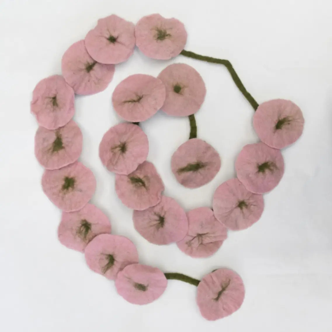 Felt Flower Vine Garland- Assorted Colors