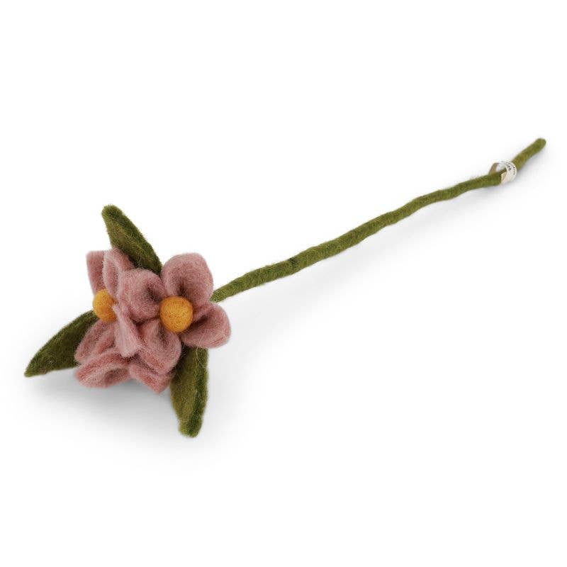 Felt Flowers on Branch- Assorted Colors