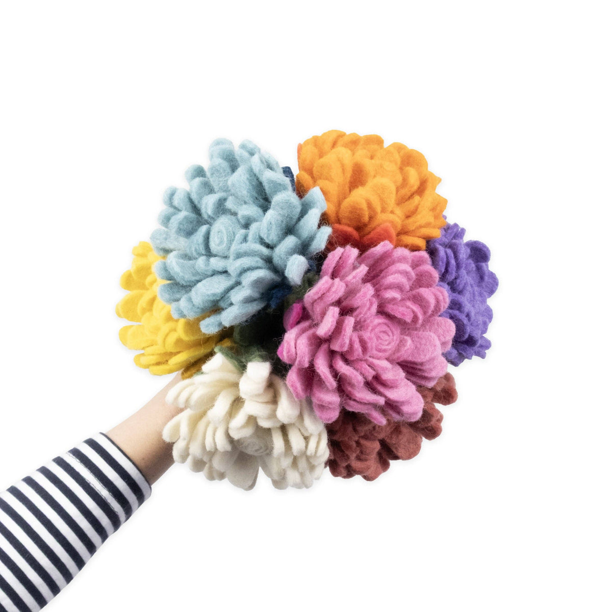 Felt Garden Glory Flower- Assorted Colors- Sold Individually