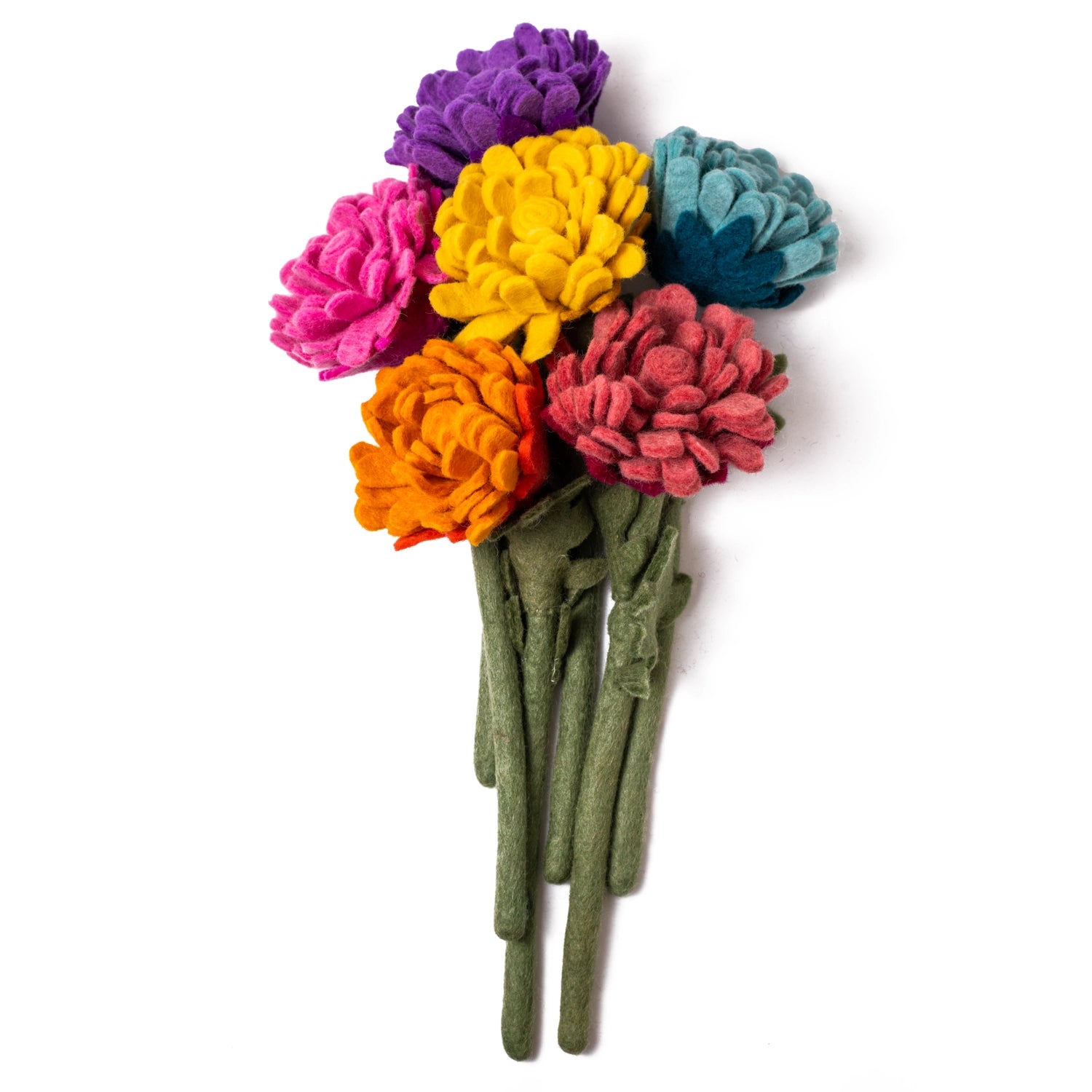 Felt Garden Glory Flower- Assorted Colors- Sold Individually