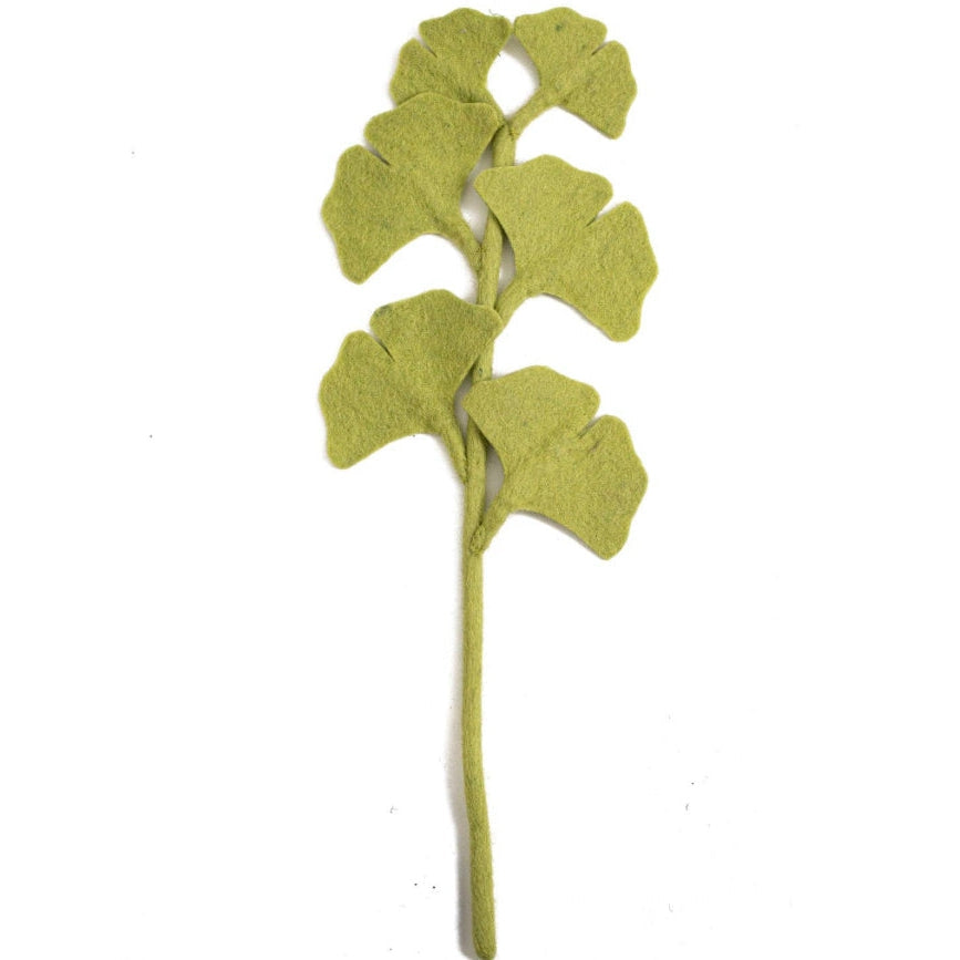 Felt Gingko Leaf- Assorted Colors- Sold Individually