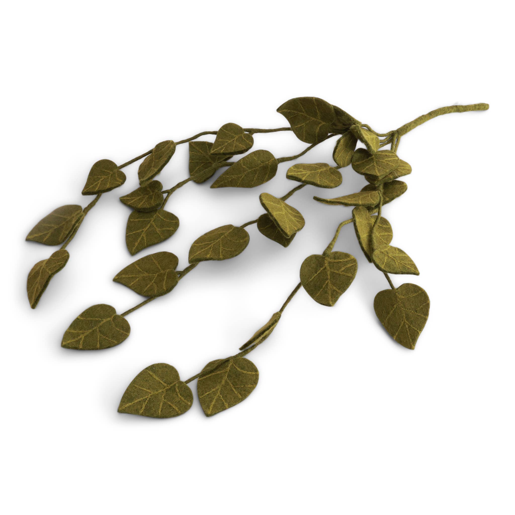 Felt Green Succulent Branches
