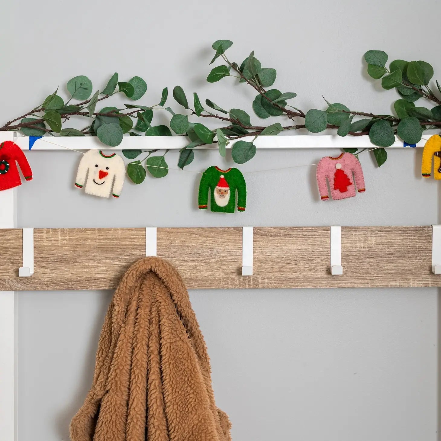 Felt Holiday Sweater Garland