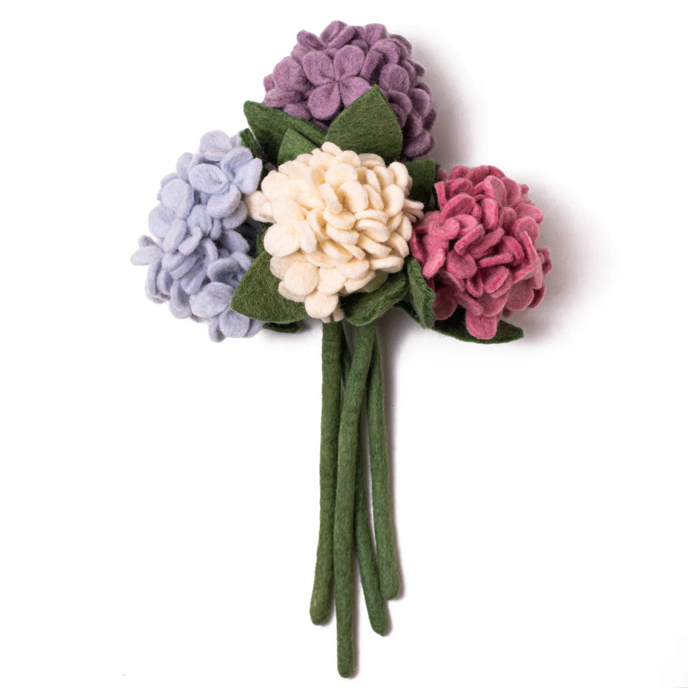 Felt Hydrangea Flower- Assorted Colors- Sold Individually
