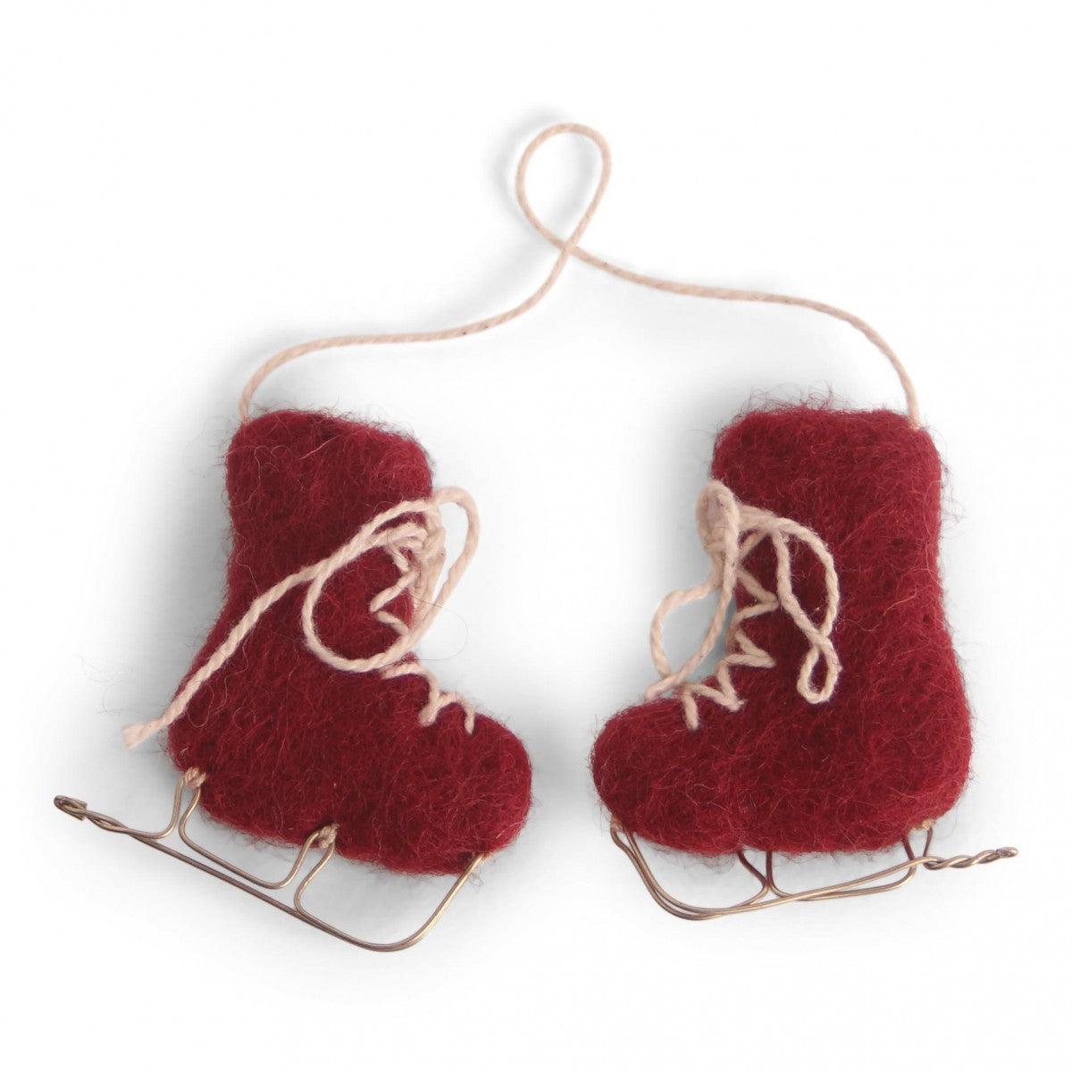 Felt Ice Skates Ornament