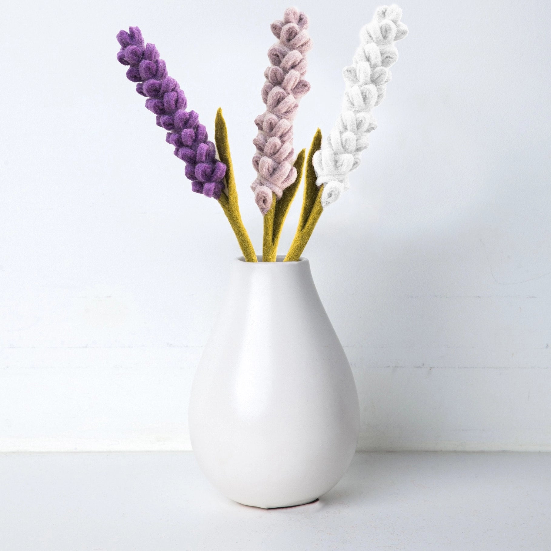 Felt Lavender Flower- Assorted Colors- Sold Individually
