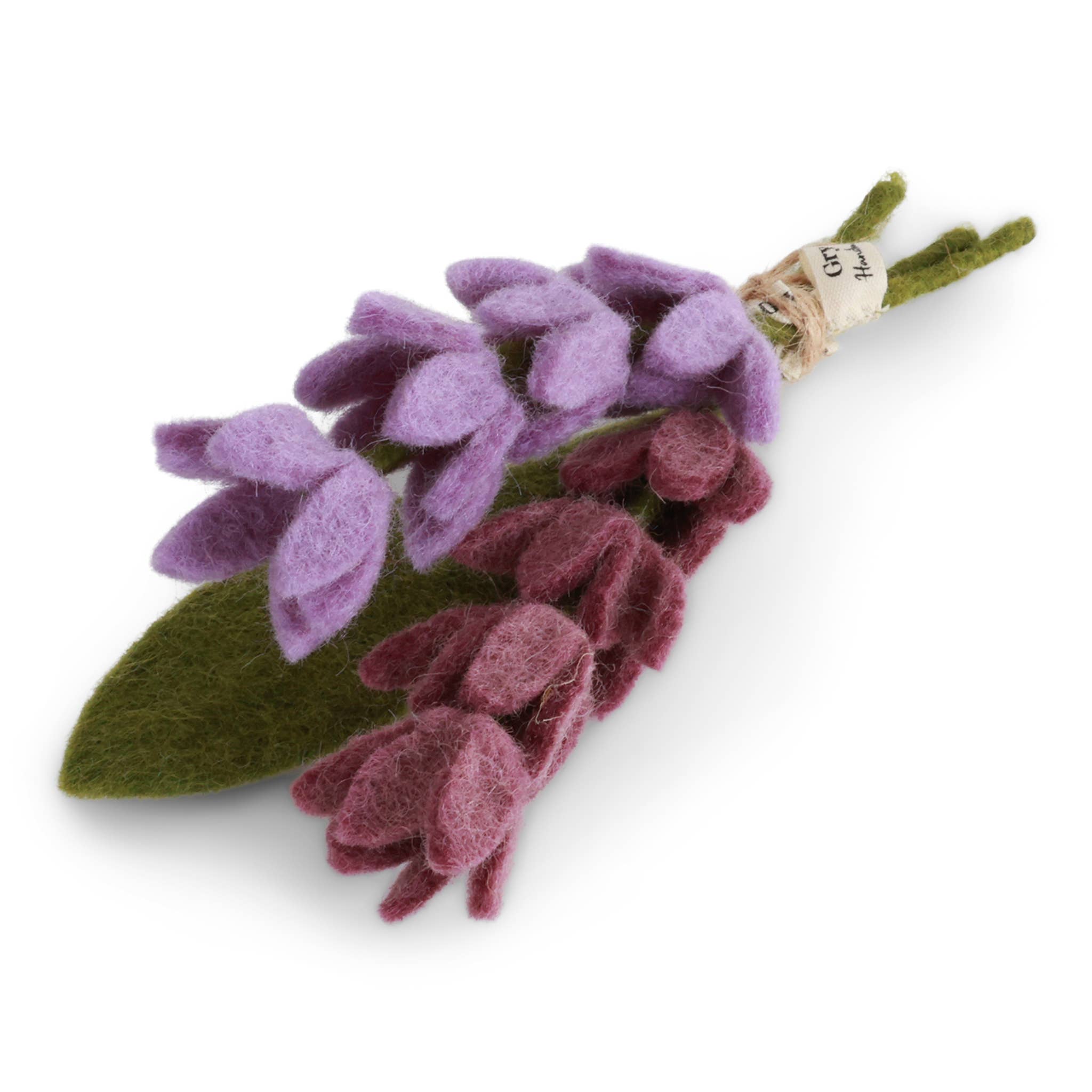 Felt Lavender and Leaf - Set of 3