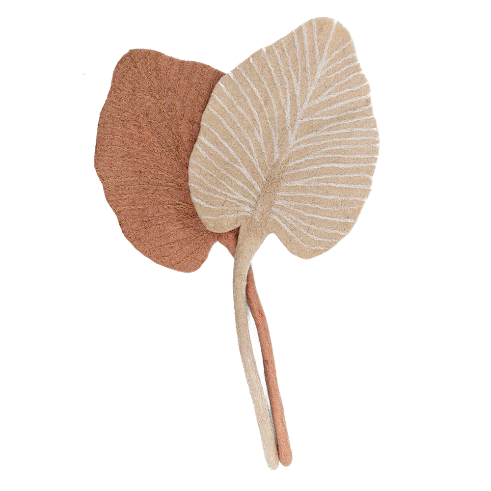Felt Palm Leaf- Assorted Colors- Sold Individually