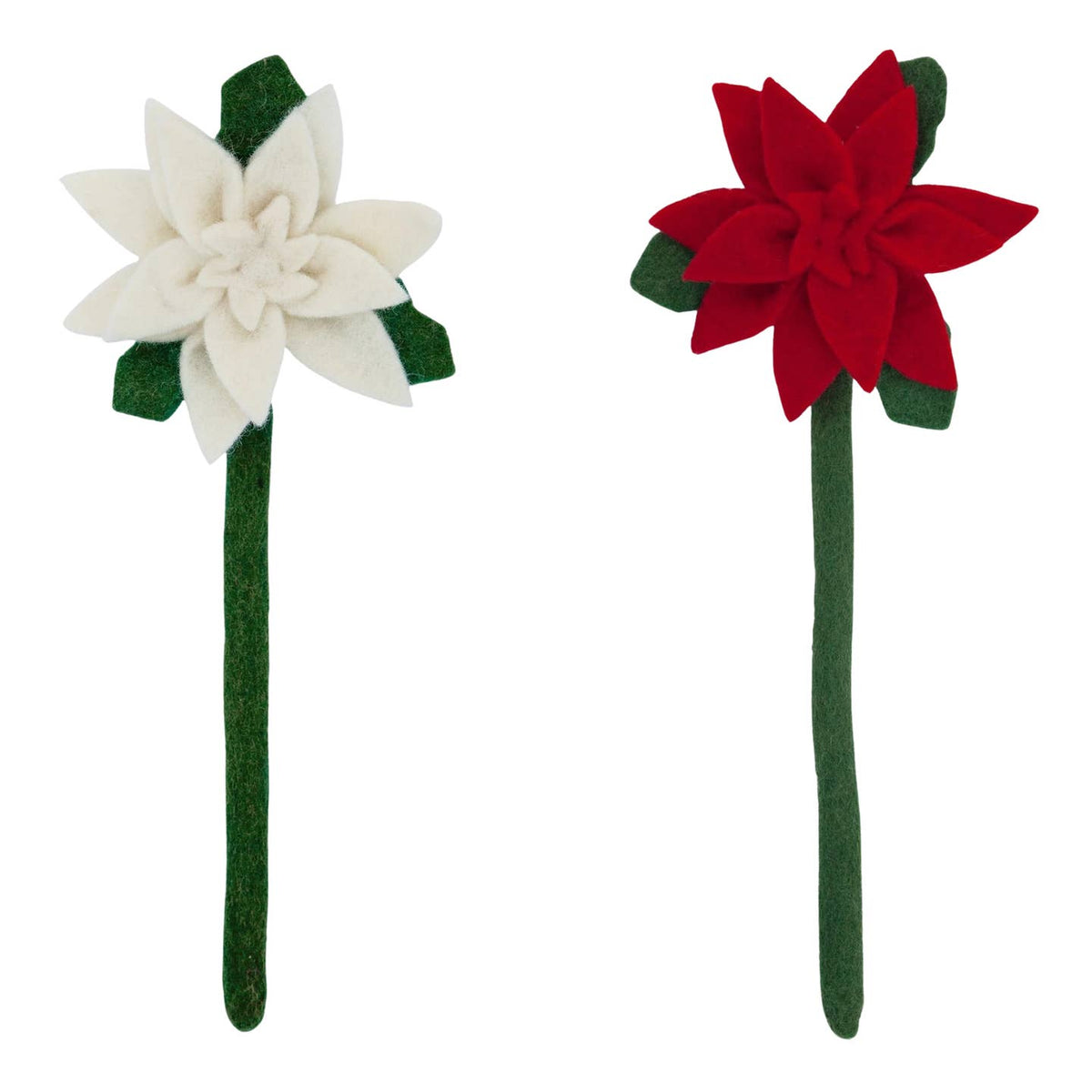 Felt Poinsettia- Assorted Colors- Sold Individually